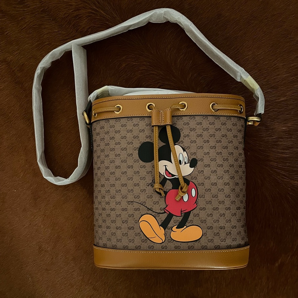 NEW GUCCI authentic Mickey Mouse bucket bag Collectable limited edition
